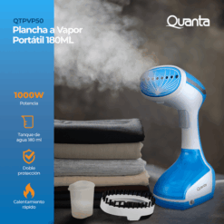 Plancha A Vapor Quanta 180Ml Portátil  220V