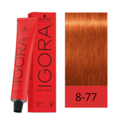 IGORA ROYAL RUBIO CLARO COBRIZO  INTENSO N° 8-77