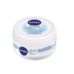 Nivea Soft Crema Humectante Facial Manos Cuerpo con Aceite de Jojoba y Vitamina E Suave y Refrescante - Frasco de 200 ml