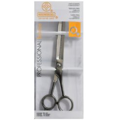 Tijera Bronce  Filo laser Dentado 6 Mundial