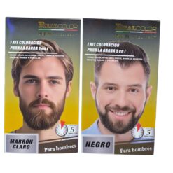 KIT DE COLORACION PARA LA BARBA 5 EN 1